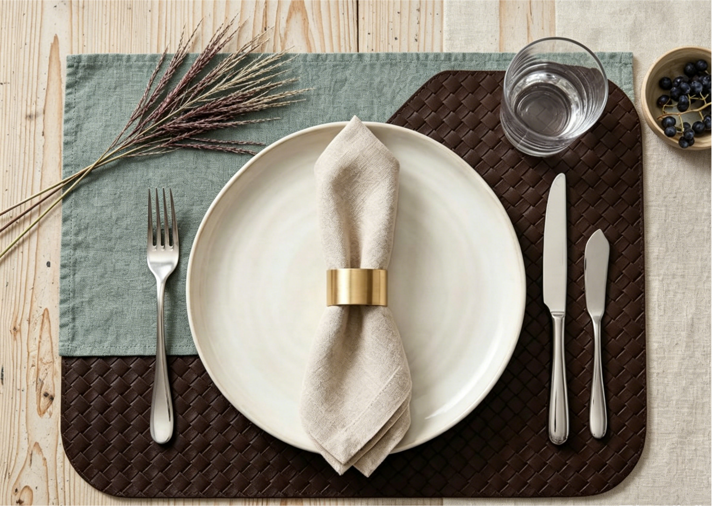 Napperon en lin ou en cuir : Comment choisir le tapis de table parfait pour la maison française