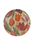 Assiette en forme de tulipes biodégradable en cosse de riz