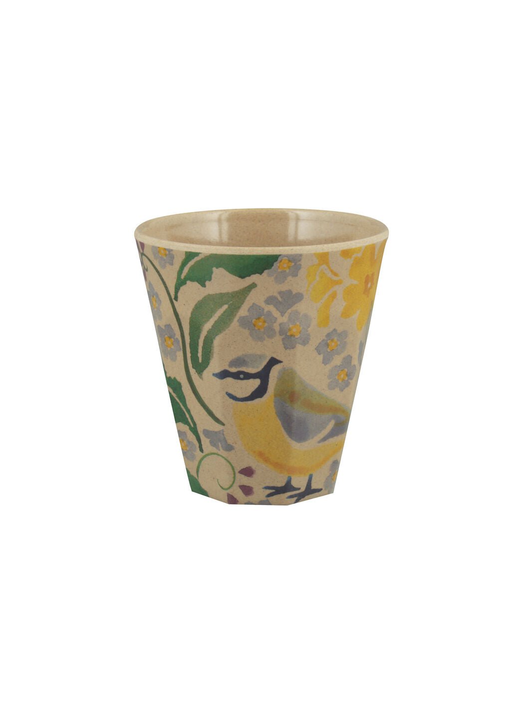 Gobelet en cosse de riz Myosotis et Primevère - Verre écologique sans BPA