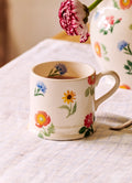Mug Petit Format Coquelicots et Roses