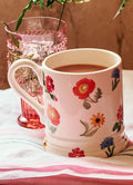 Mug 1/2 pinte Coquelicots et Roses