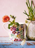 Mug Sweet Violets 1/2 pinte - Mug décoré à la main