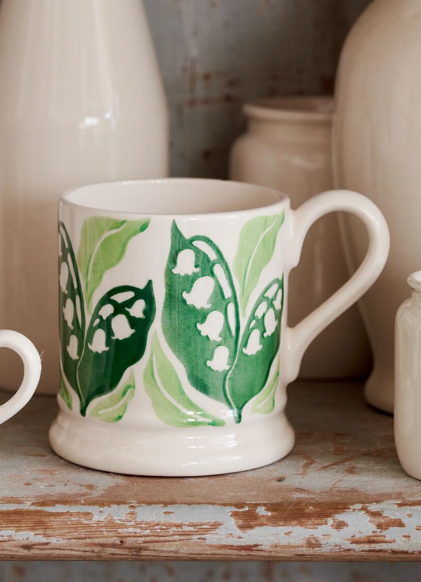 Mug Muguet 1/2 pinte - Mug Fleuri avec Muguet
