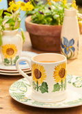 Mug tournesol 1/2 pinte 250 ml décoré à la main