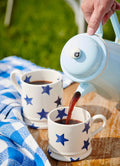 Petite tasse bleue à étoiles - Mug second choix