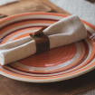 Sets de table en cuir artisanal 30 x 40 cm - Design moderne minimaliste