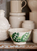 Bol ancien muguet porcelaine petit bol fleuri