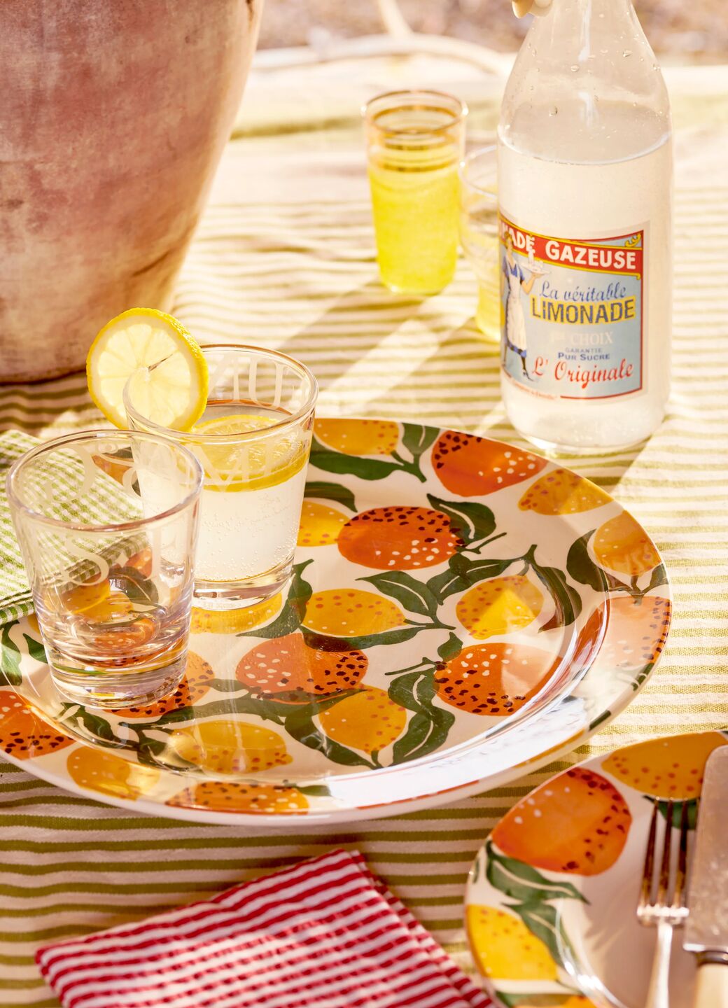 Plat de service Oranges et Citrons