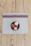 Sets de table en lin rayures françaises, 37x45 cm